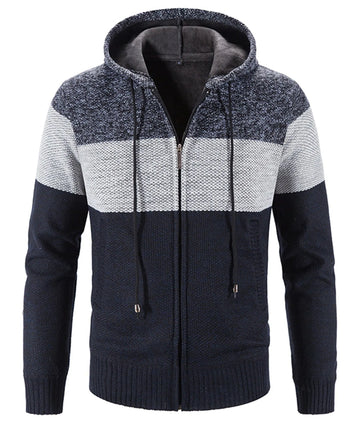 Hoodie met drie kleuren
