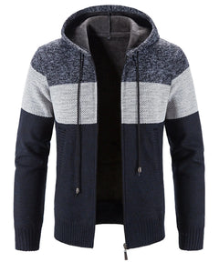 Hoodie met drie kleuren