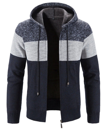 Hoodie met drie kleuren