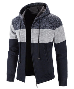 Hoodie met drie kleuren