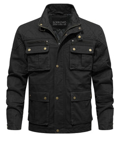 Parka met utility pockets