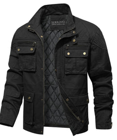 Parka met utility pockets