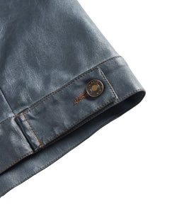 Leren jassen met button-front