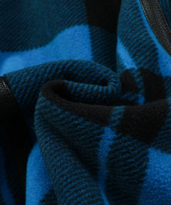 Bomberjack met plaid en faux shearling