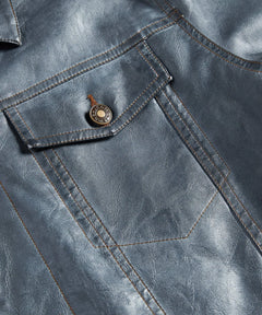 Leren jassen met button-front