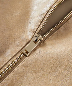Leren jassen met slim fit