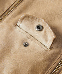 Leren jassen met slim fit