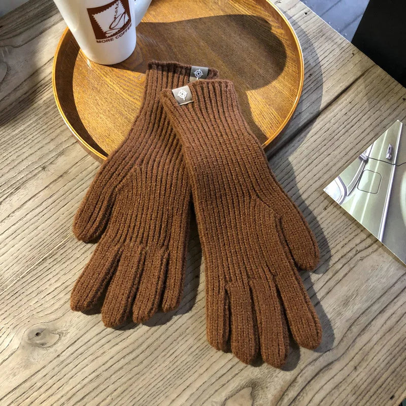 Nina | Warme & stijlvolle gebreide dames handschoenen