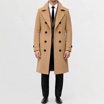 Trenchcoat met double-breasted sluiting