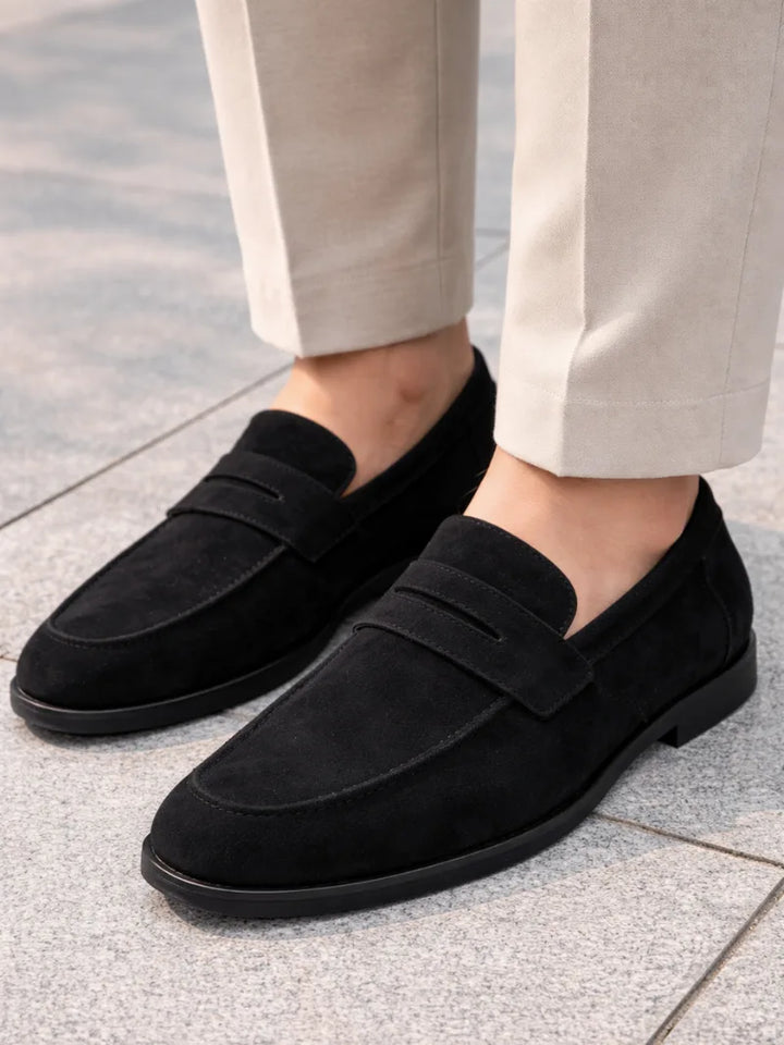 Loafers met moc toe