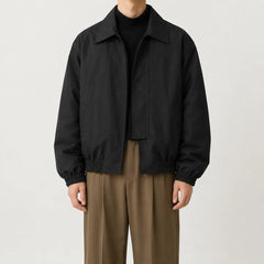 Bomberjack met elastische cuffs