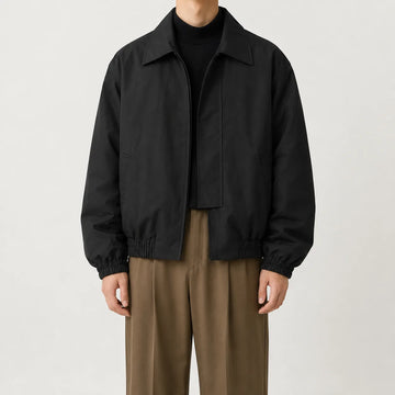 Bomberjack met elastische cuffs
