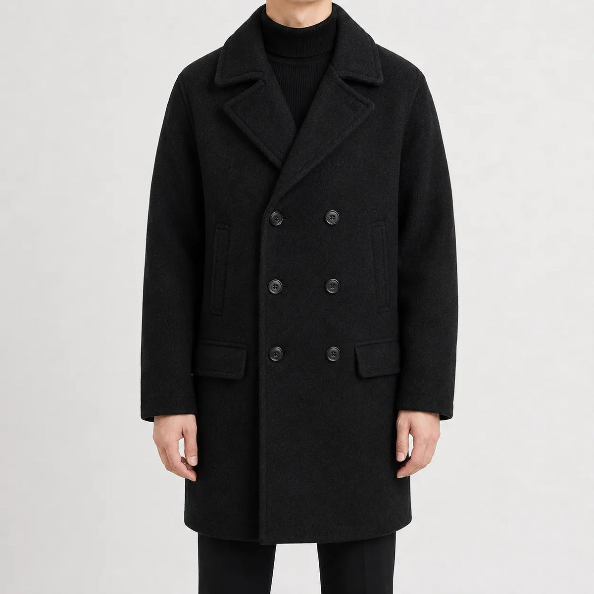 Trenchcoat met double-breasted sluiting