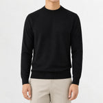 Trui met crew neckline en lange mouwen