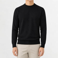 Trui met crew neckline en lange mouwen