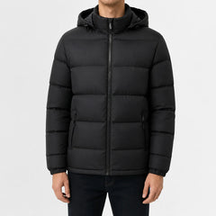 Puffer jacket met capuchon