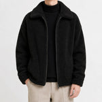 Puffer jacket met sherpa fleece