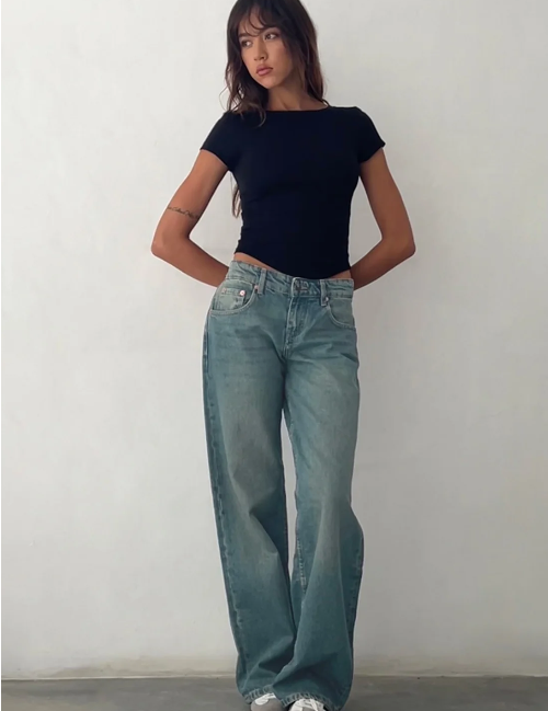 Lara | Trendy & Comfortabele Stretch Denim Low-rise Jeans