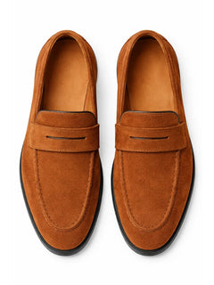 Loafers met moc toe