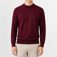 Trui met crew neckline en lange mouwen
