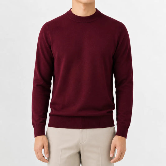 Trui met crew neckline en lange mouwen