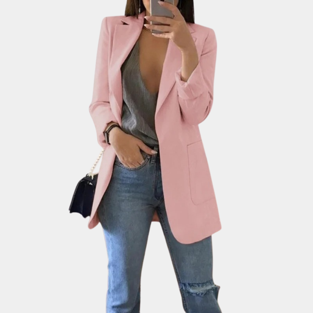 Lange blazer voor dames afbeelding 5