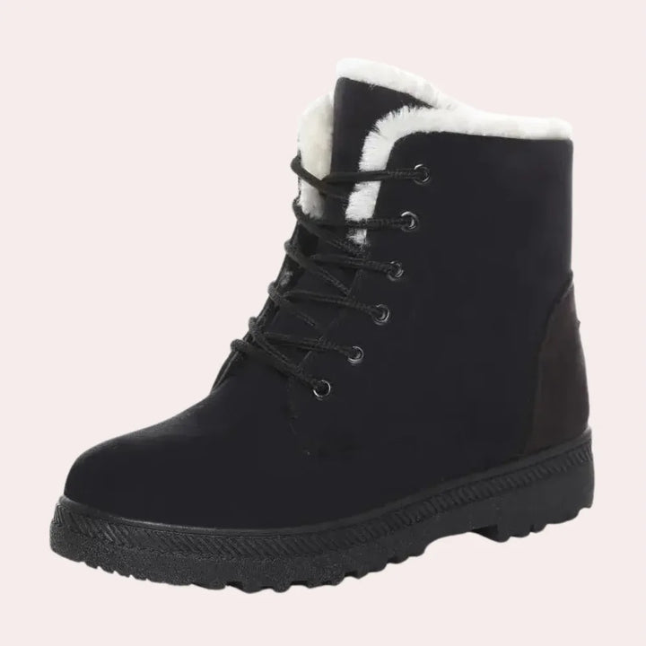 Veterboots met fluffy voering