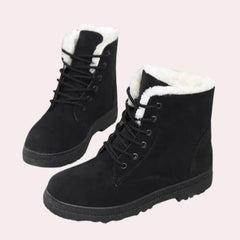 Veterboots met fluffy voering