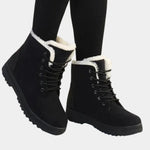 Veterboots met fluffy voering