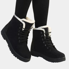 Veterboots met fluffy voering