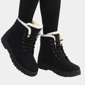 Veterboots met fluffy voering