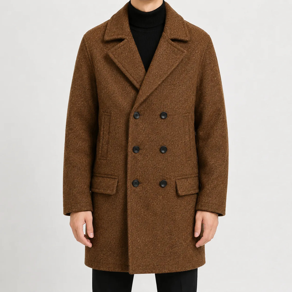 Trenchcoat met double-breasted sluiting