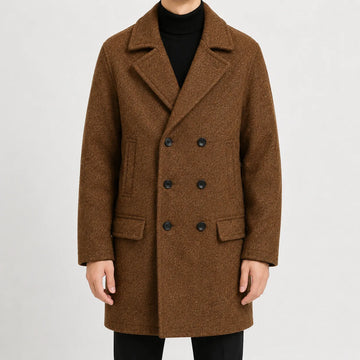 Trenchcoat met double-breasted sluiting