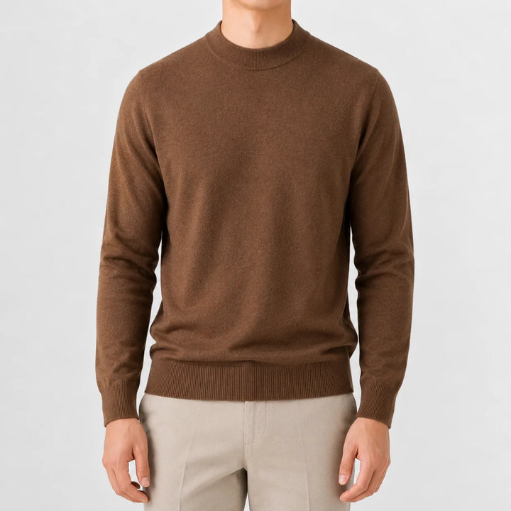 Trui met crew neckline en lange mouwen