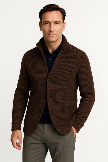 Cardigan met V-neck en knoopsluiting