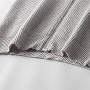 Cashmere trui met volledige rits en opstaande kraag