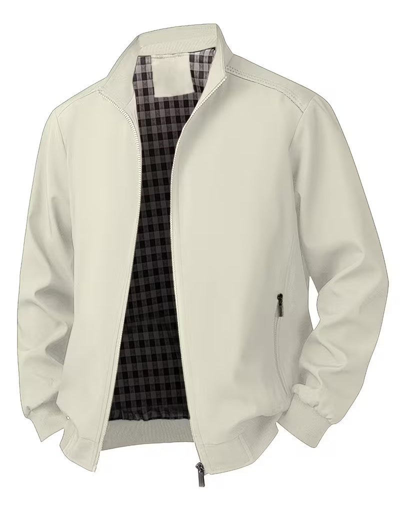 Casual bomberjack met rechtopstaande kraag