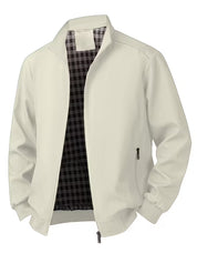 Casual bomberjack met rechtopstaande kraag