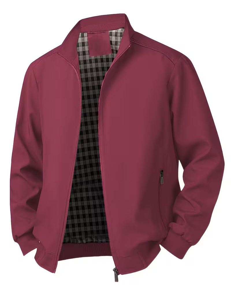 Casual bomberjack met rechtopstaande kraag