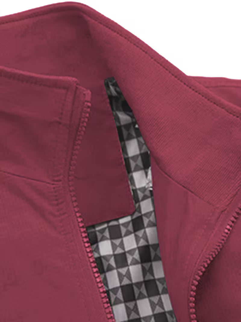 Casual bomberjack met rechtopstaande kraag