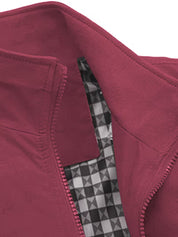 Casual bomberjack met rechtopstaande kraag