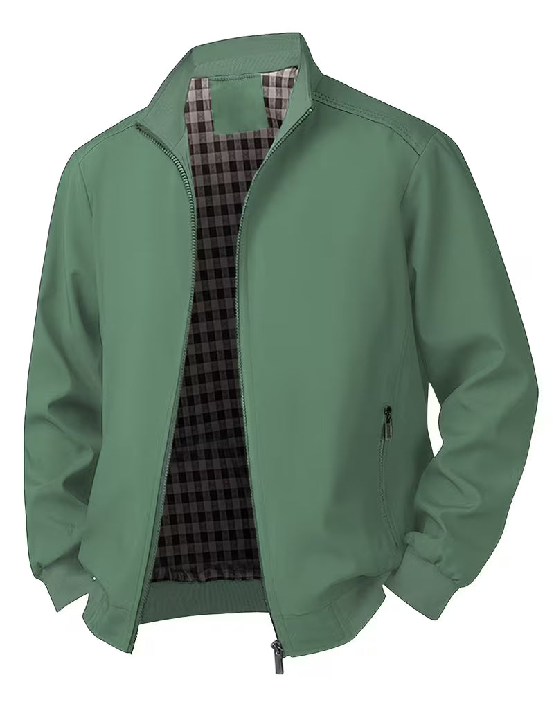 Casual bomberjack met rechtopstaande kraag