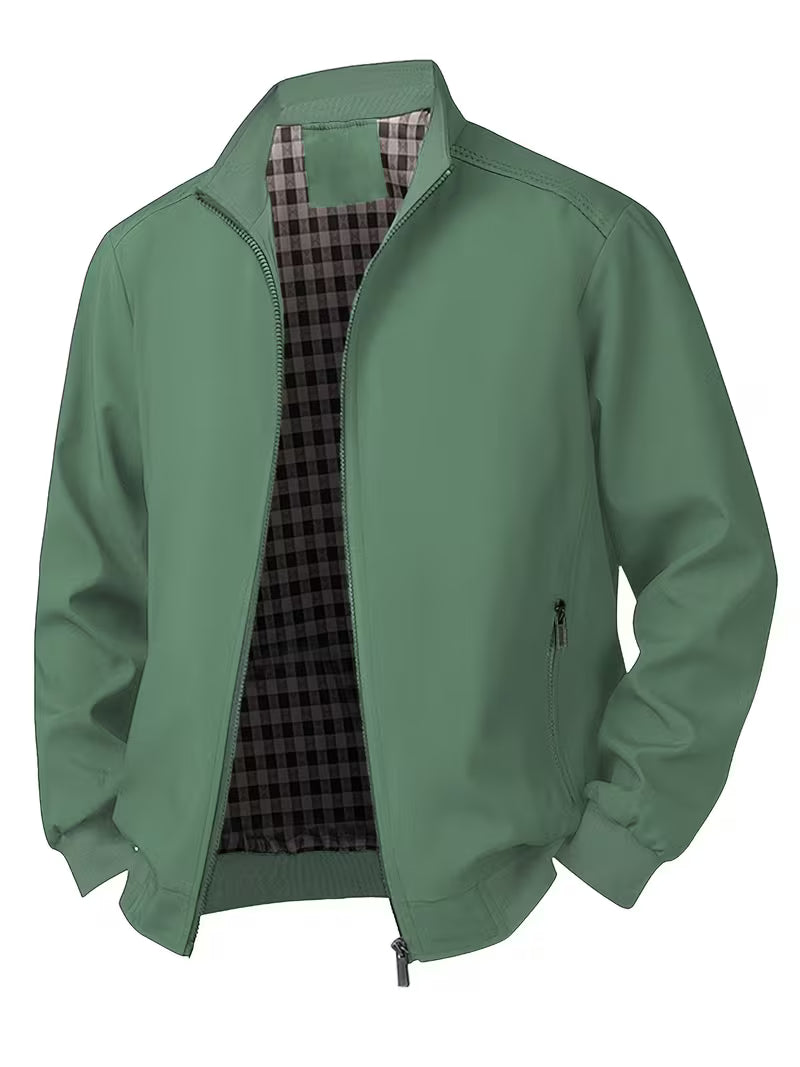 Casual bomberjack met rechtopstaande kraag