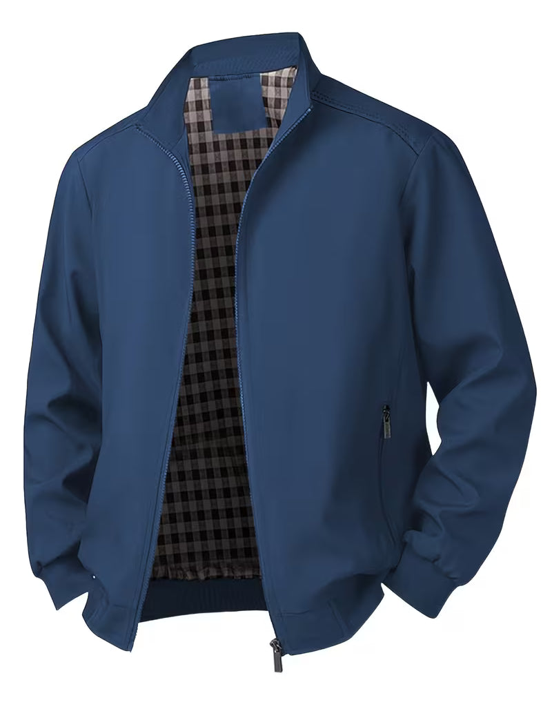 Casual bomberjack met rechtopstaande kraag