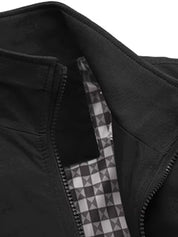 Casual bomberjack met rechtopstaande kraag