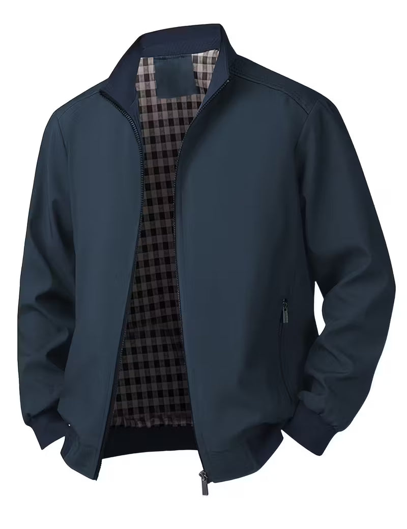 Casual bomberjack met rechtopstaande kraag