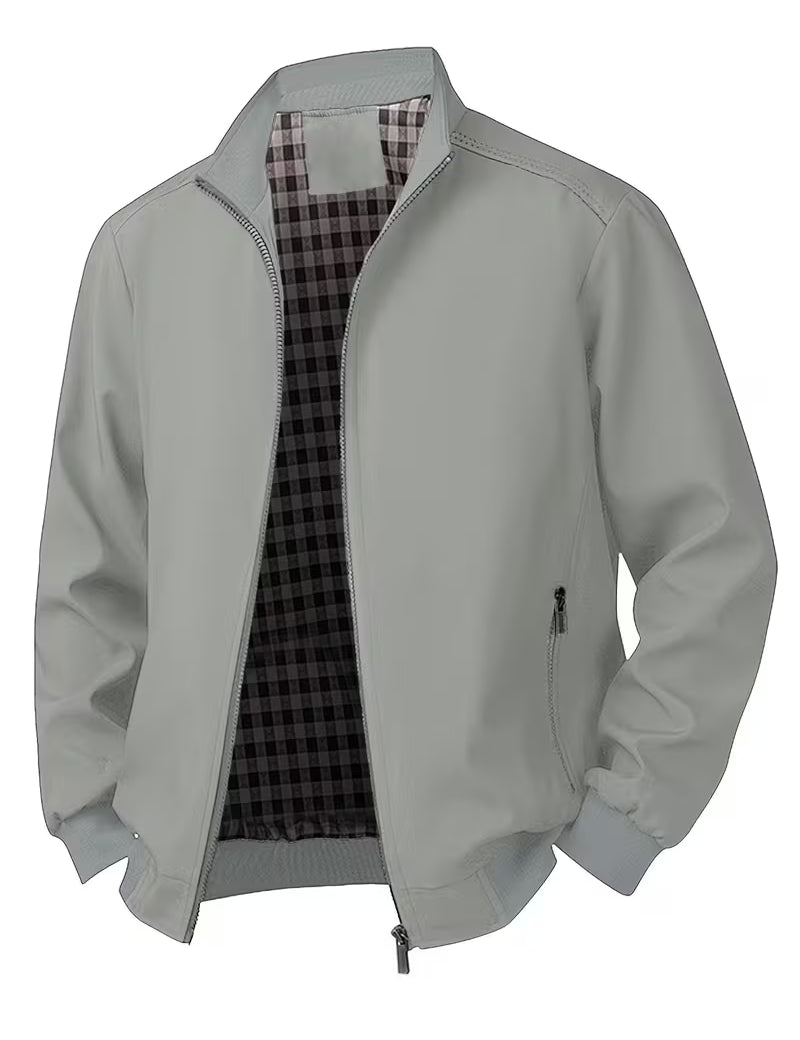 Casual bomberjack met rechtopstaande kraag