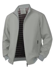 Casual bomberjack met rechtopstaande kraag