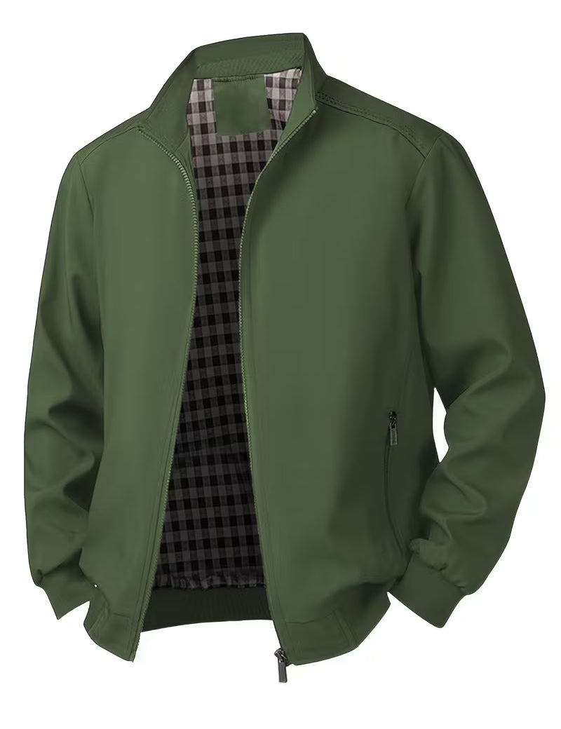 Casual bomberjack met rechtopstaande kraag