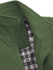 Casual bomberjack met rechtopstaande kraag